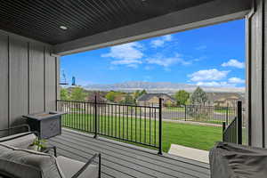 Covered Porch Looking Out