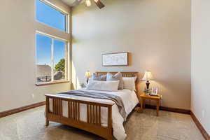 Basement Bedroom with Views