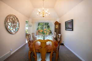 Formal Dining Room with Tray Ceiling