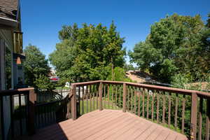 Balcony-Deck off Kitchen/Dining