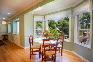 Semi-Formal Dining Area-Looking over Back Yard