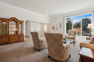 Living Room w/High Ceiling