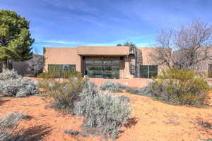 View of rear view of property