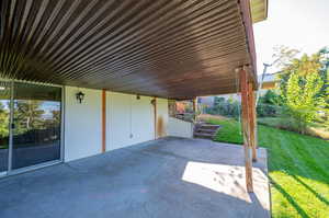 basement covered patio