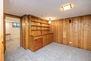 Dry bar and storage cabinets