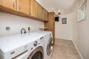 laundry room and mud room area