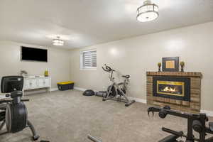 Basement family room