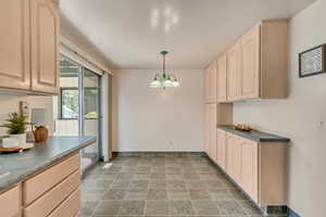 Eat in kitchen with good counter space and storage