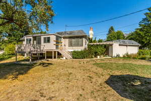 Backyard - Back of house view