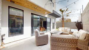 View of patio / terrace with an outdoor hangout area