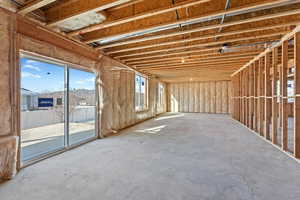 Miscellaneous room featuring concrete flooring