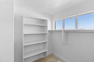 primary walk in closet