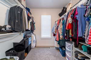 Primary walk-in closet