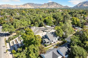 Aerial view with North Mountain View and side entrance of mother-in-law upstairs level.