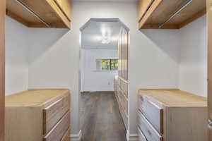 Kitchen featuring LVP / wood-style flooring