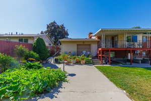 Exterior space featuring a lawn