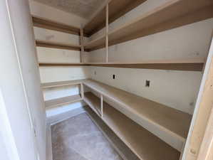 View of pantry- Photo of actual home progress