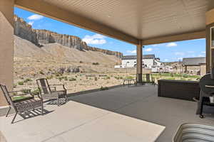 View of patio