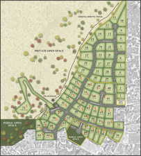 Ridge Plat Map. Lot 61: 0.47 acres