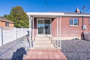 View of entrance to property