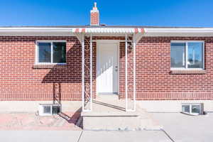 View of entrance to property