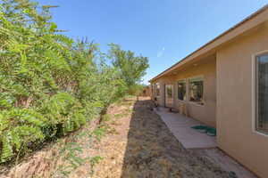 View of yard featuring a patio area