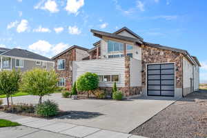 View of contemporary home