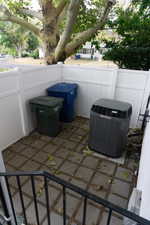 View of patio / terrace with central air condition unit