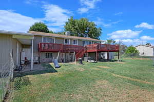 House backyard and deck