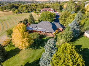 Drone / aerial view with a rural view