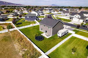 Bird's eye view featuring a mountain view