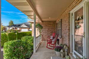 View of patio / terrace featuring a porch