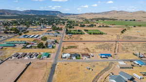 Bird's eye view featuring a mountain view