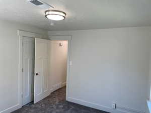 Bedroom one looking into hall