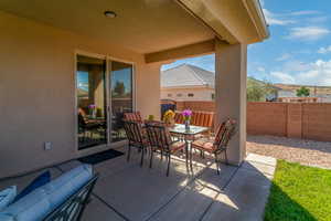 Covered patio