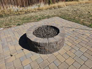 View of patio/terrace featuring a Gas fire pit