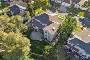 Birds eye view of your serene backyard