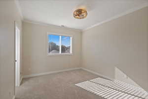 Upper level bedroom with attached jack and jill bathroom