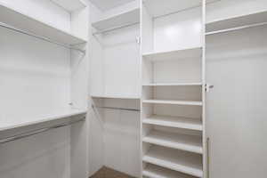 Main level secondary primary with walk in closet