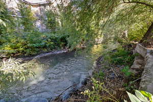 Home backs up to Big Cottonwood Creek