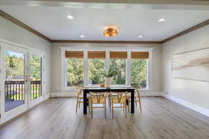 Large windows offering ample natural light - what a beautiful space to enjoy!