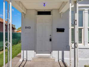 View of property entrance.