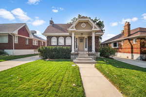 North-facing front of home.