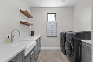 Large laundry room