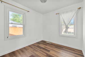 Bedroom 2 featuring new LVP flooring