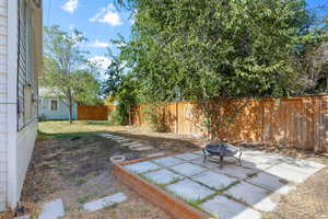 View of yard featuring a patio