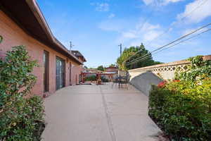 View of patio