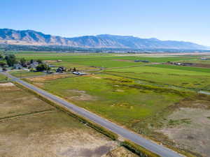 Property view of mountains with a rural view