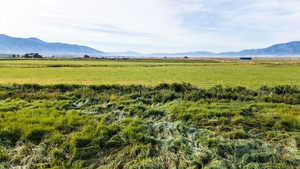 Mountain view featuring a rural view