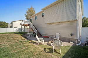 Back Yard with Seating Area